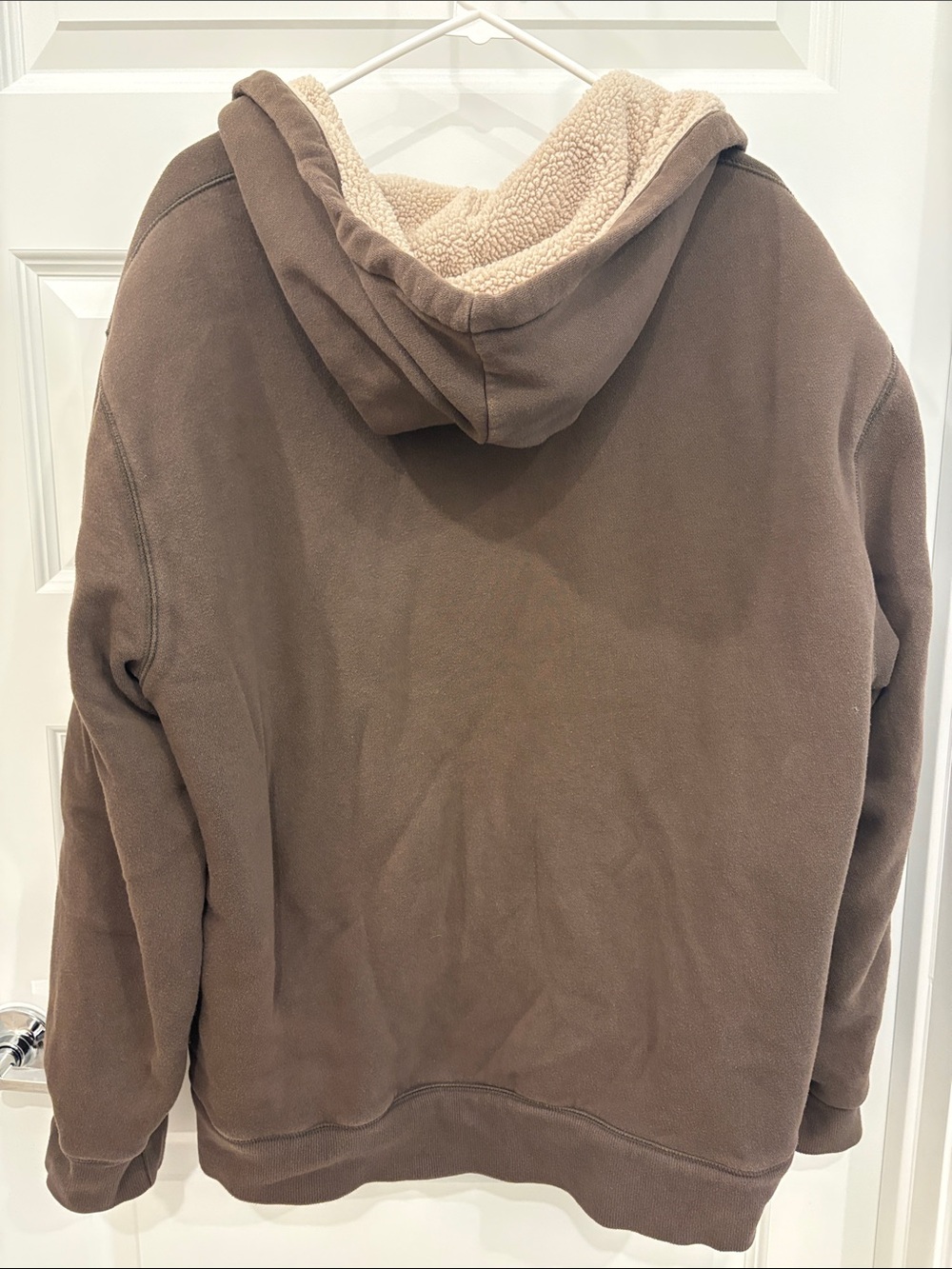 Timberland Tan Sherpa-Lined Zip Hoodie - Picture 4 of 4